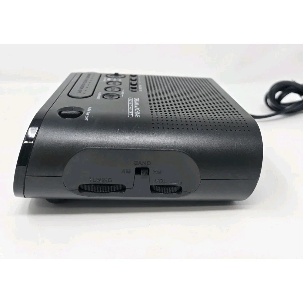 Sony Dream Machine ICF-C218 Black AM FM Digital Alarm Clock Radio OEM - WORKS